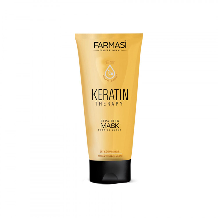 FARMASI Keratin Therapy Repairing Hair Mask - 200ml - Image 2